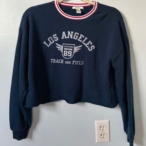 Forever 21 Long Sleeve Crop Top